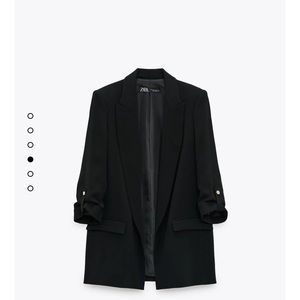 Zara Blazer with Rolled Up Sleeves